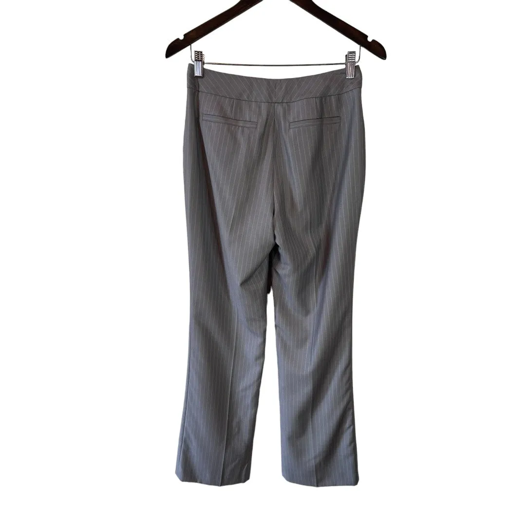Gray Pinstripe Dress Pant