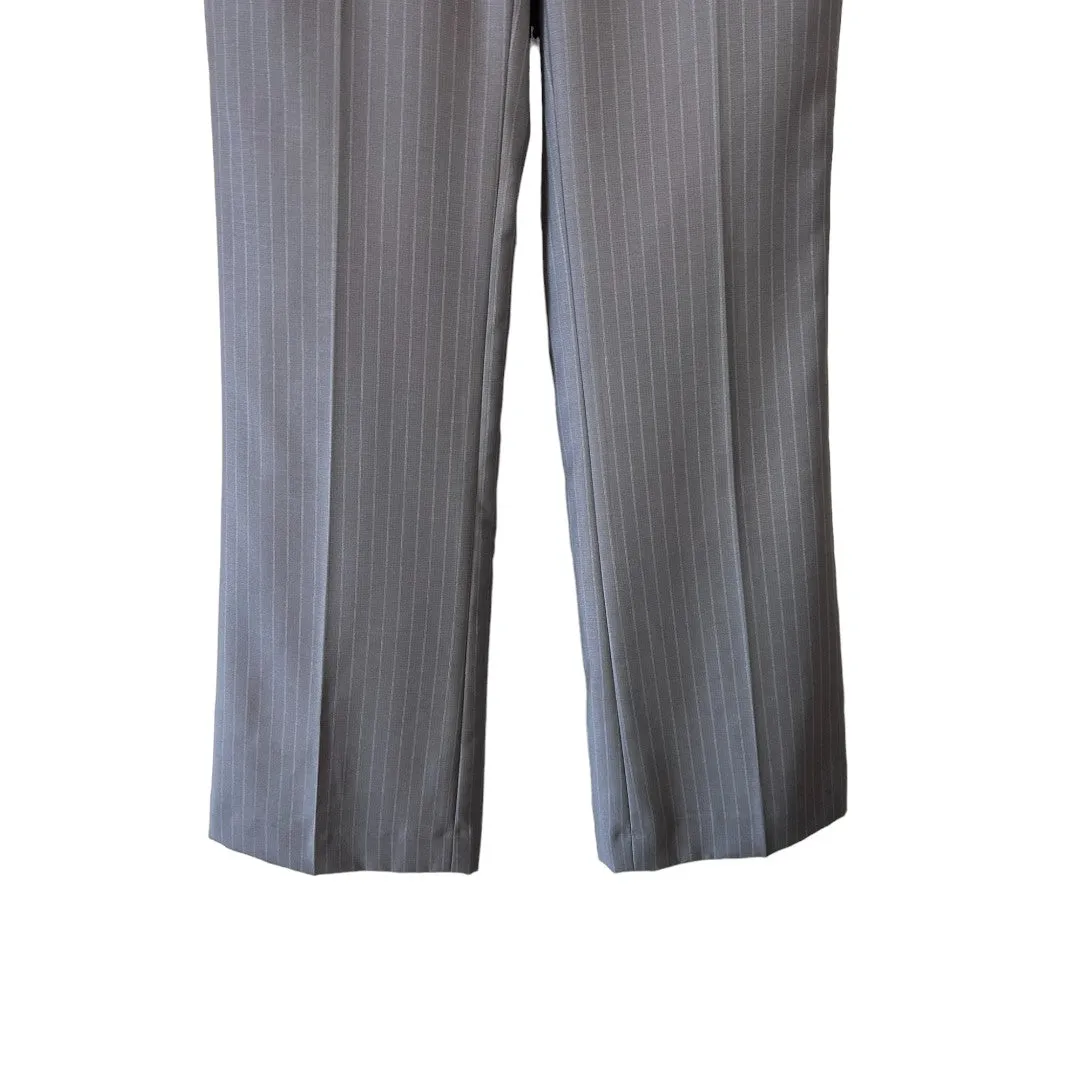 Gray Pinstripe Dress Pant