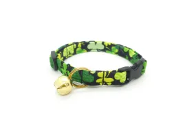 Green Shamrock St. Patrick's Day Cat Collar
