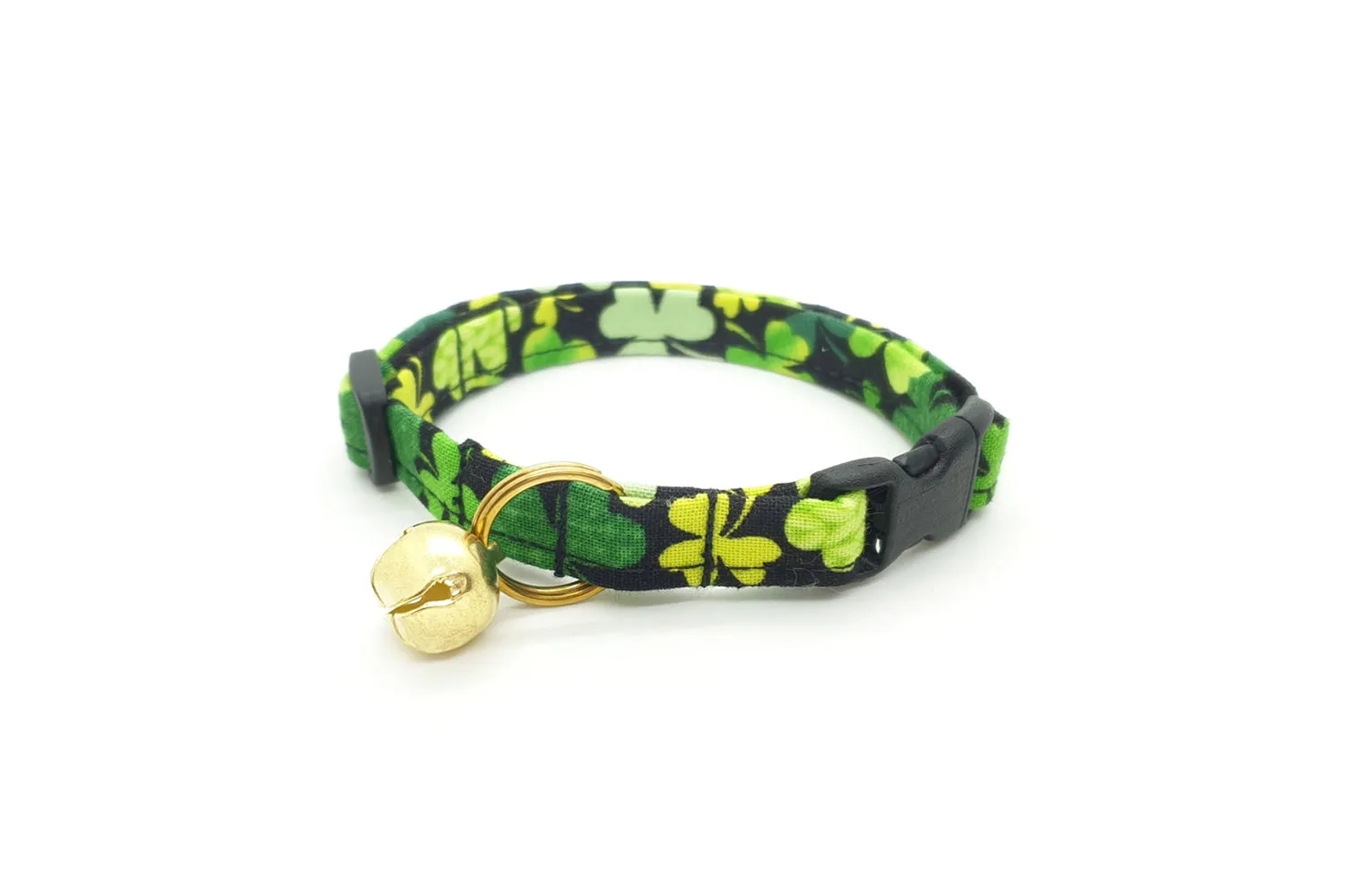 Green Shamrock St. Patrick's Day Cat Collar