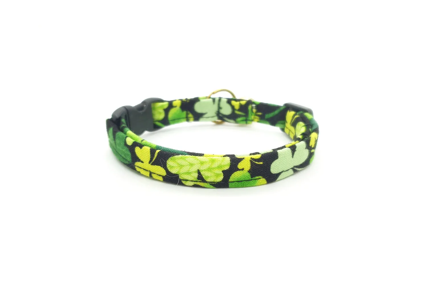 Green Shamrock St. Patrick's Day Cat Collar