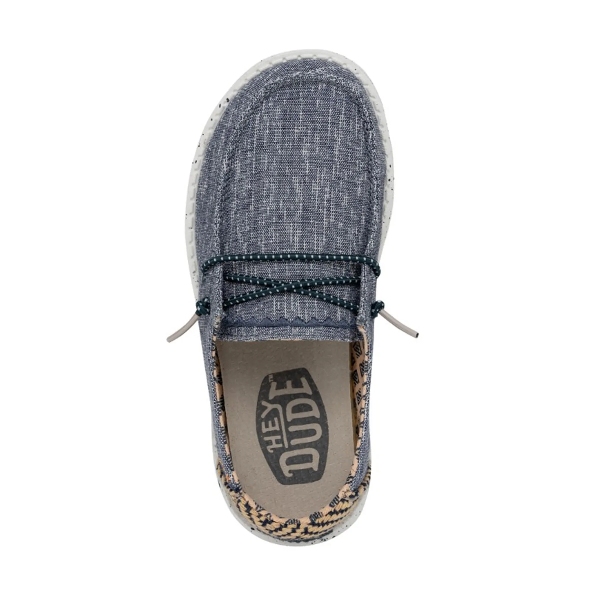 Hey Dude Youth Wendy Chambray Woven Lapis Blue