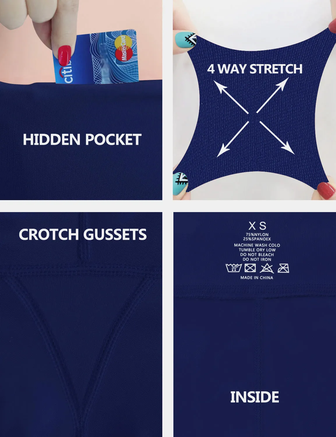 High Waist Gym Pants navy_Gym