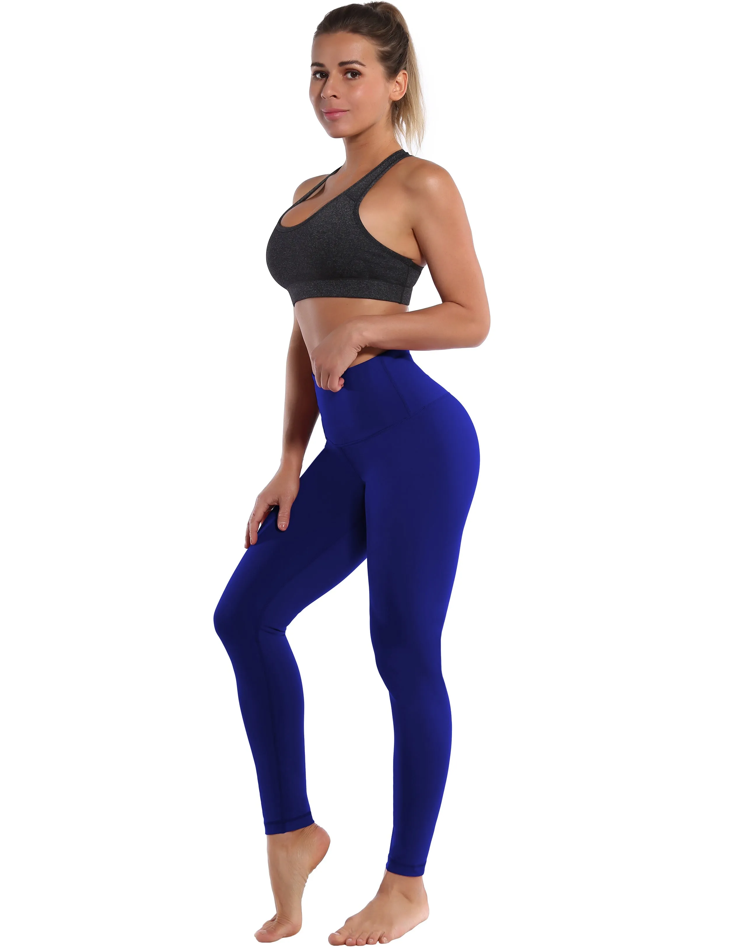 High Waist Gym Pants navy_Gym
