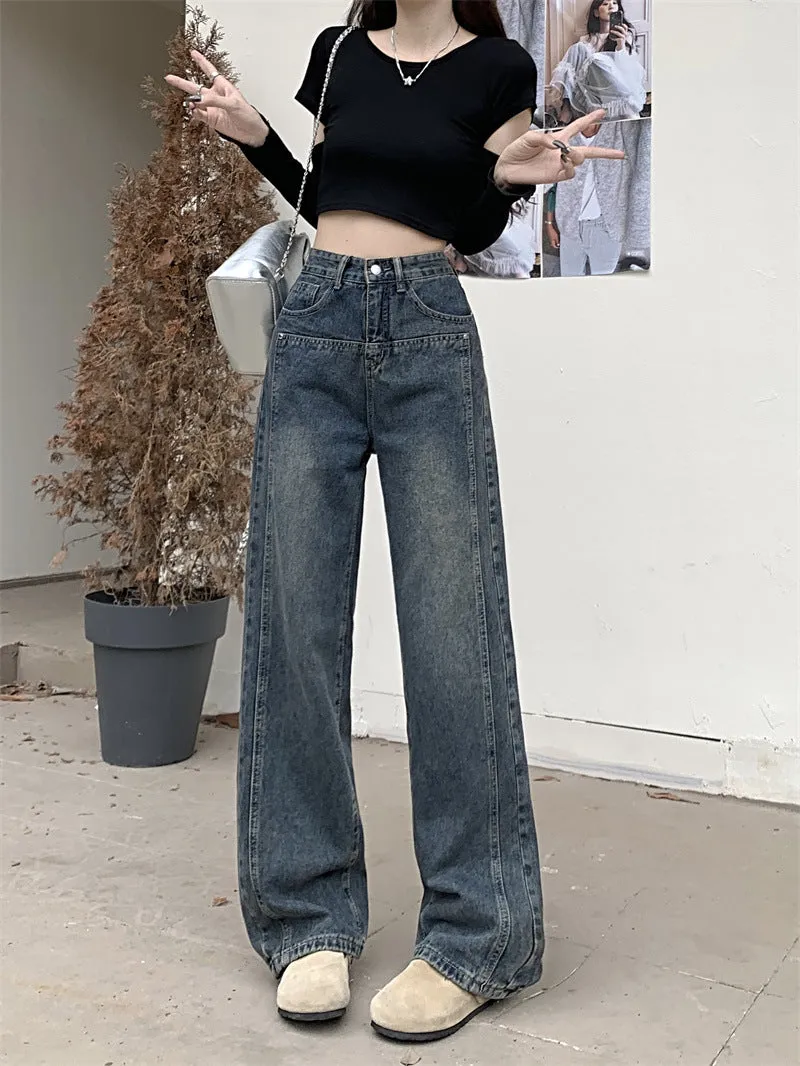 High Waist Loose Wide Leg Jeans
