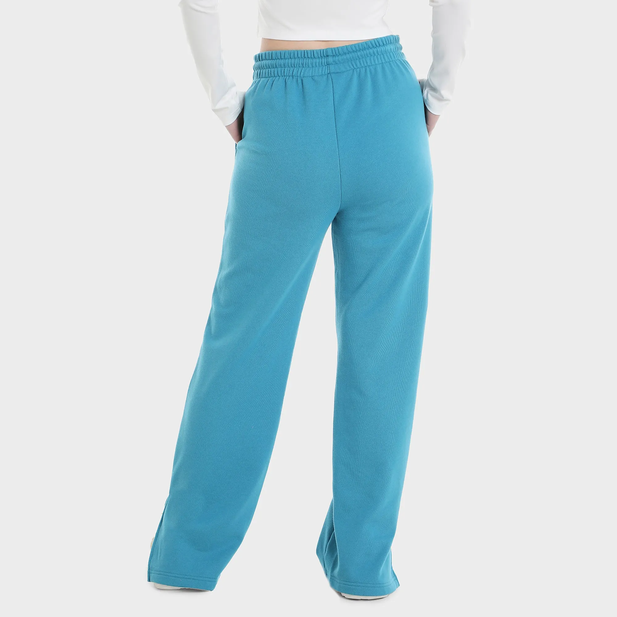 High Waist Pants For Women-Blue