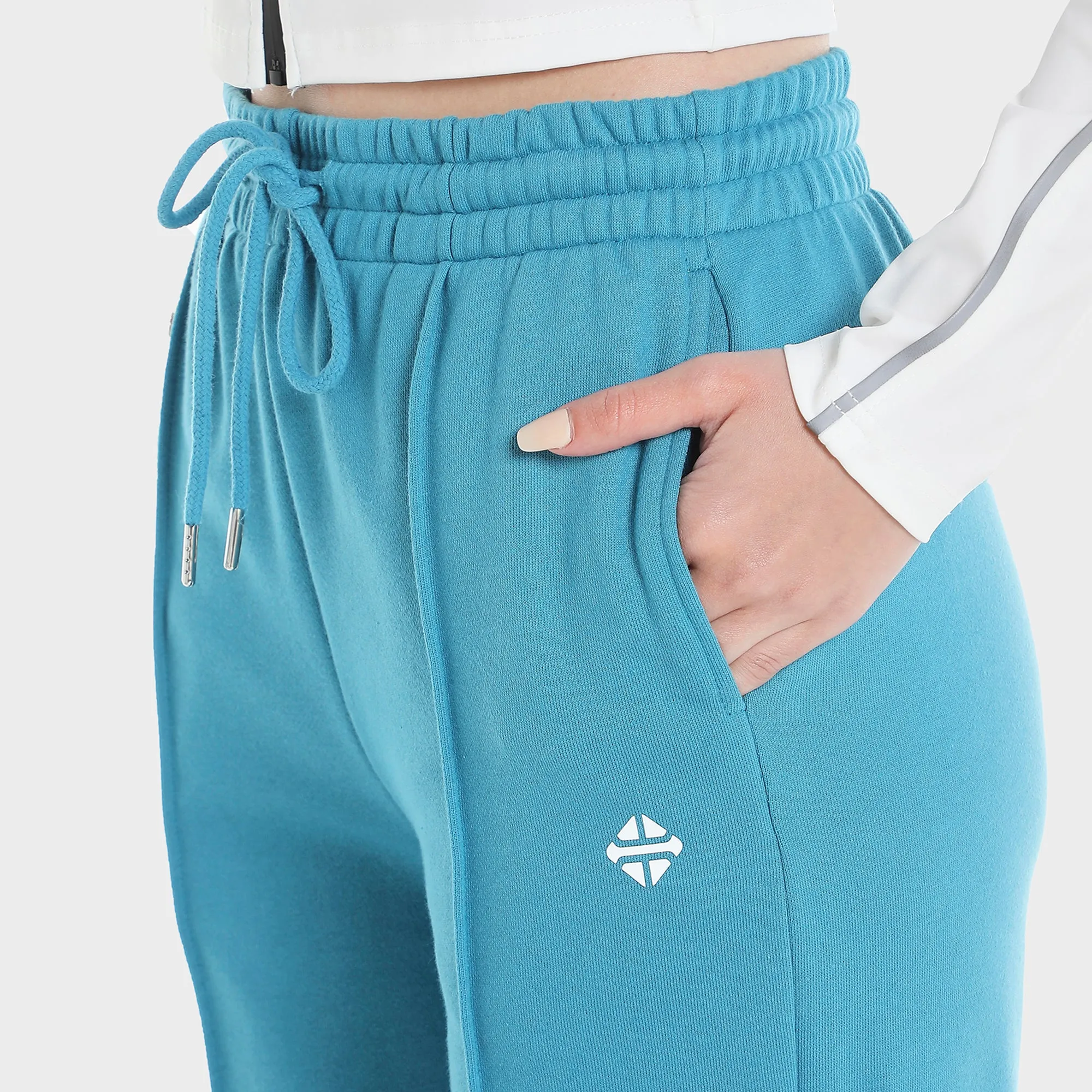 High Waist Pants For Women-Blue