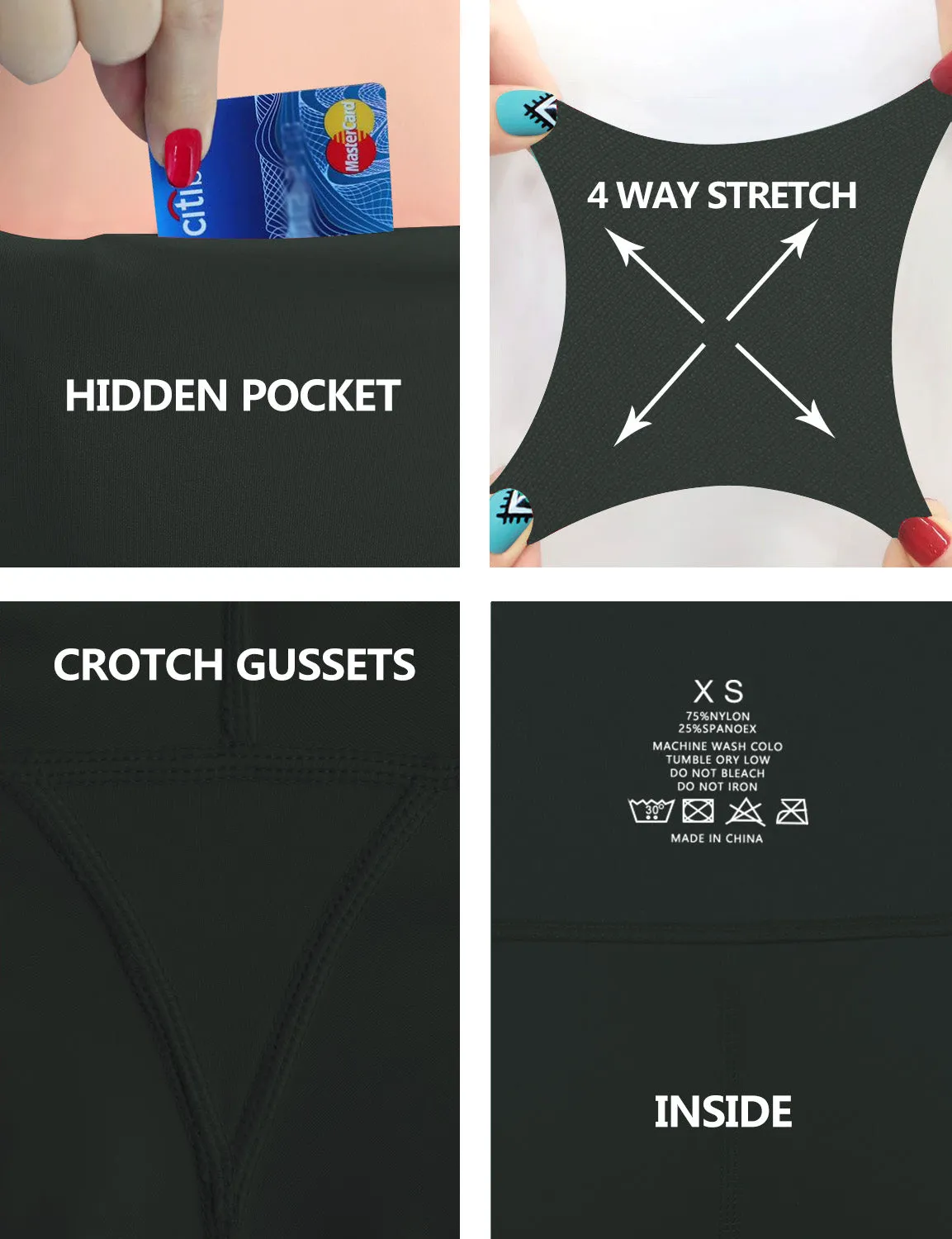 High Waist Yoga Pants olivegray