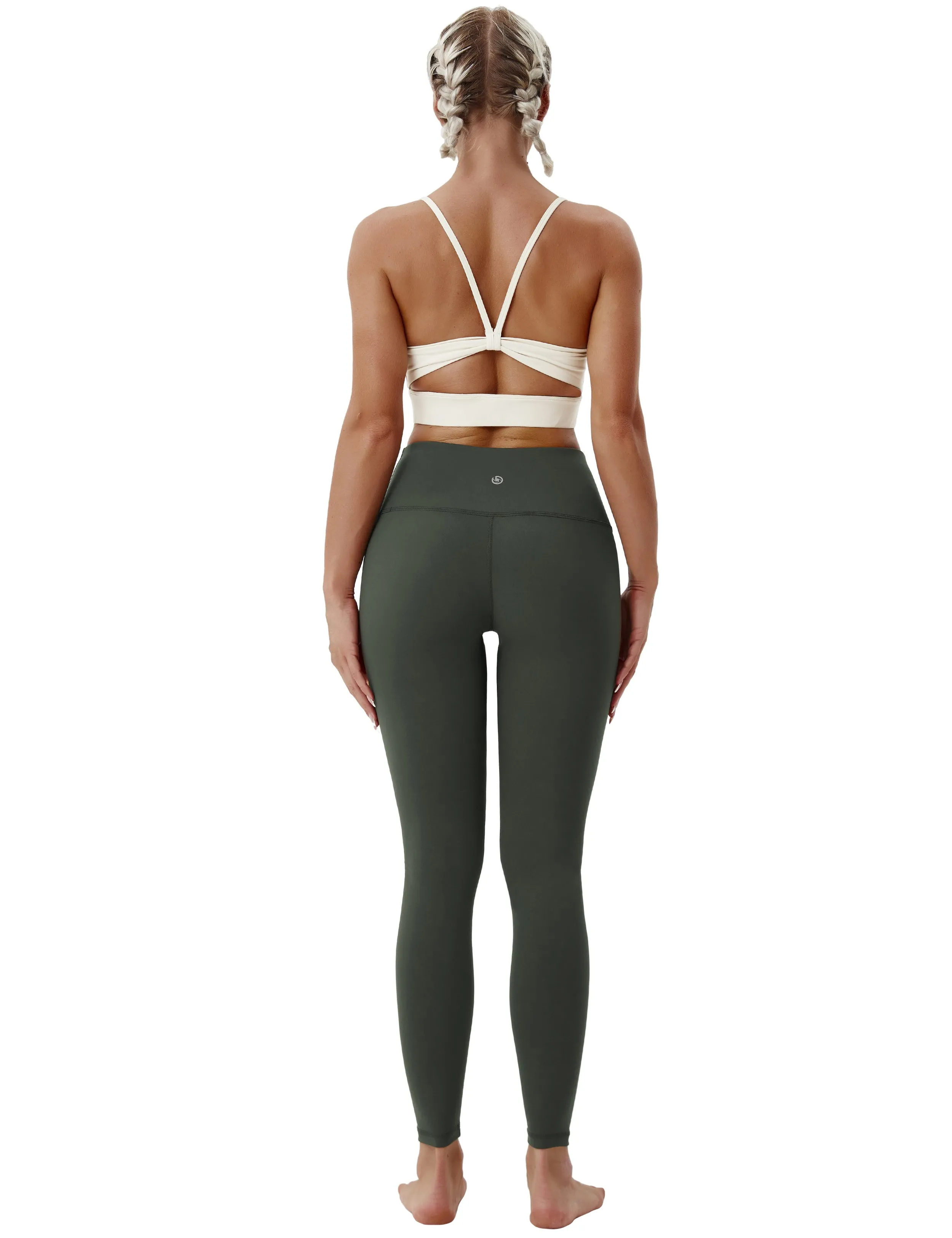 High Waist Yoga Pants olivegray