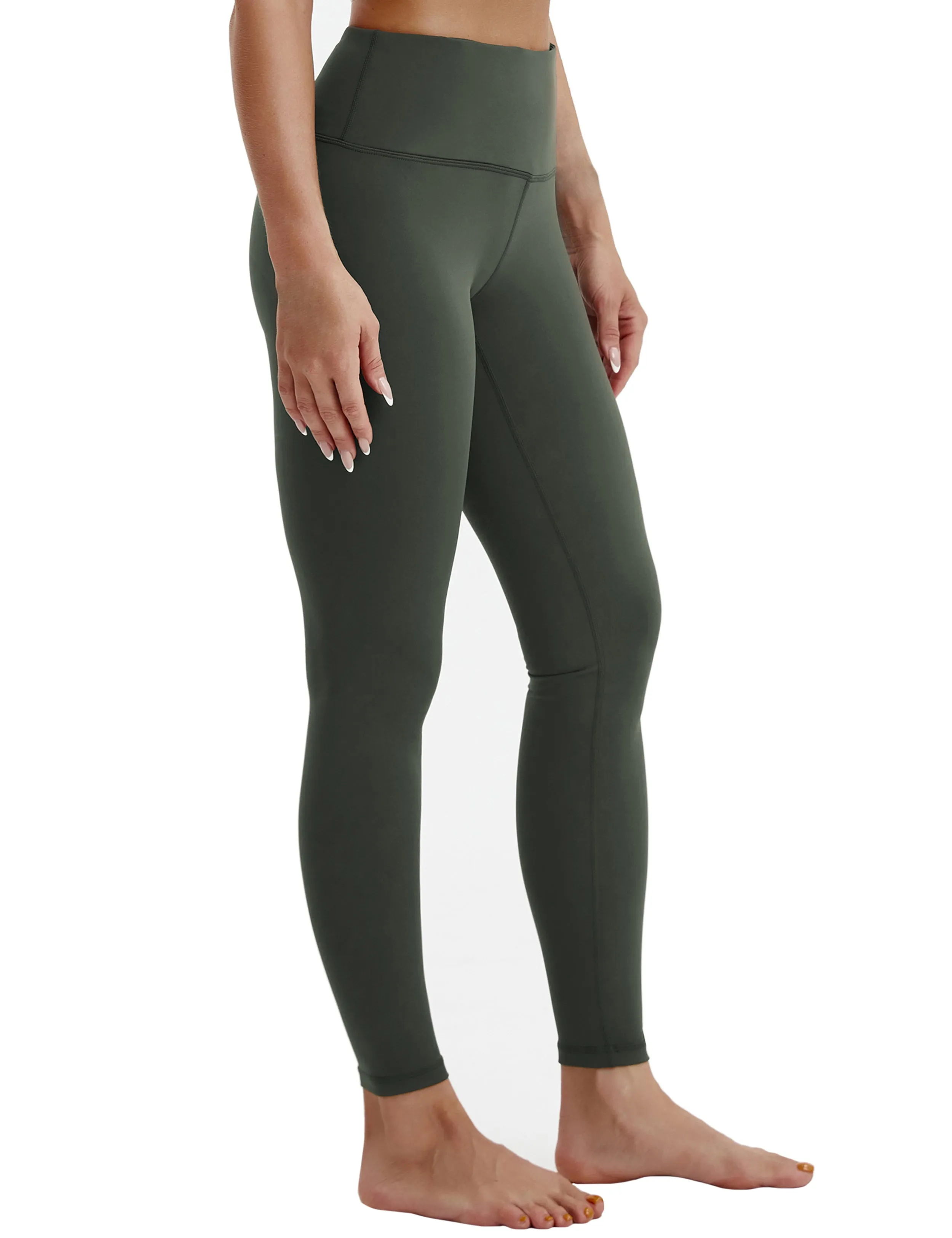 High Waist Yoga Pants olivegray