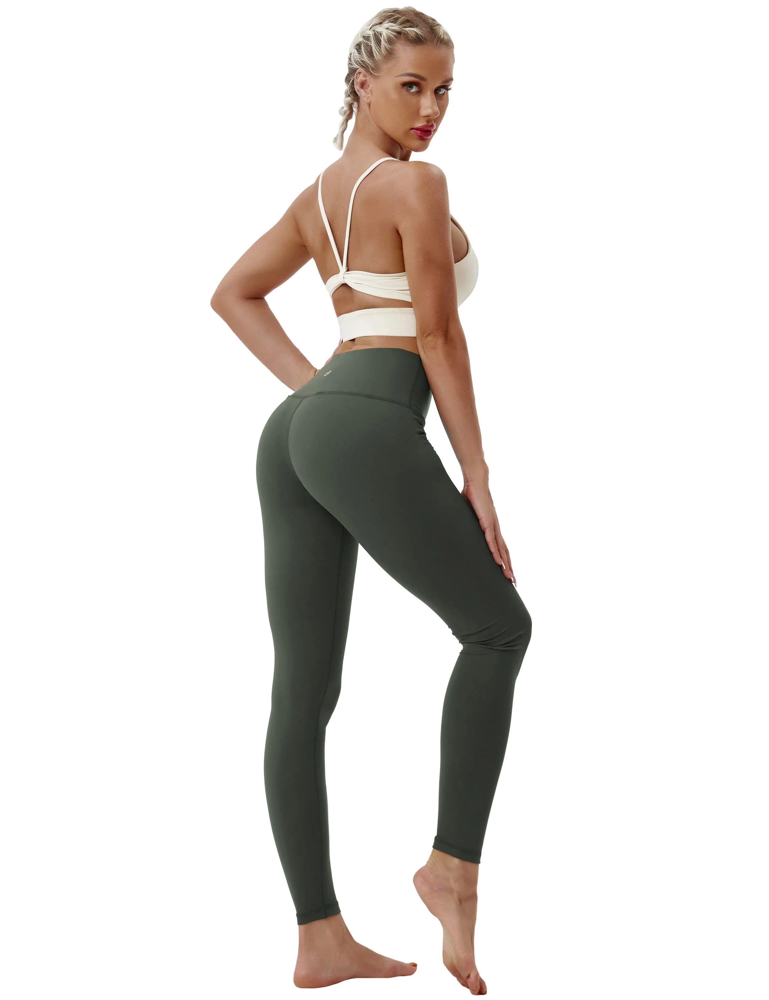 High Waist Yoga Pants olivegray