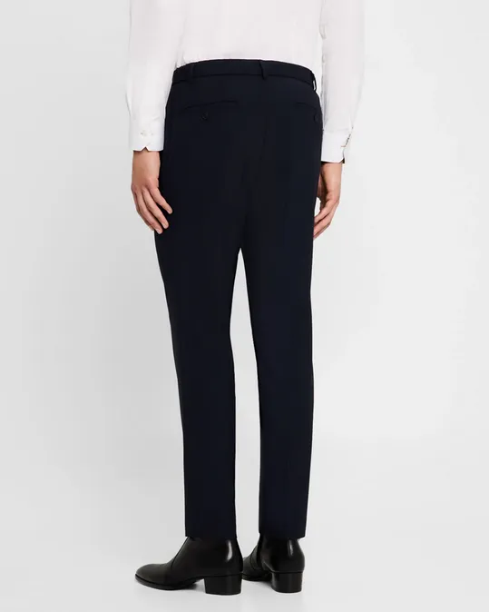 Hugo Boss Mens Slim Fit Genius Wool Dress Pants Blue 30 / 30