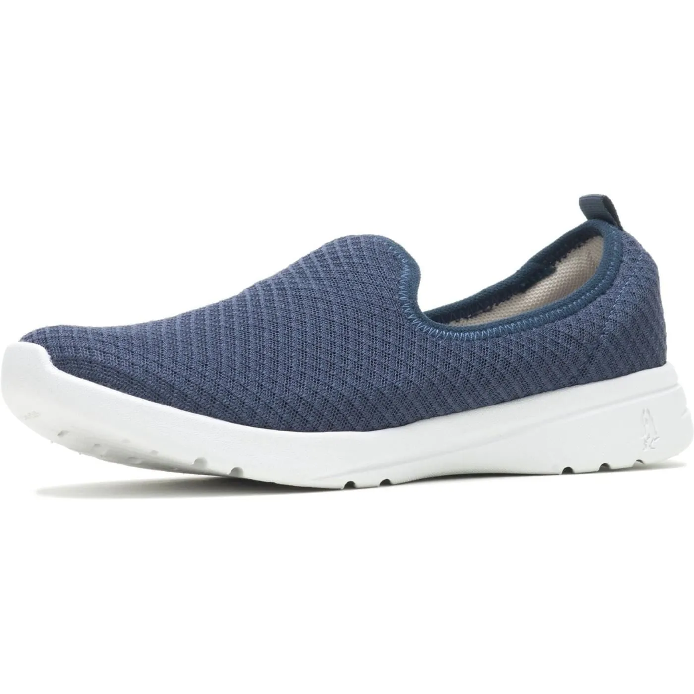 Hush Puppies Good Navy Ladies Synthetic Slip Ons