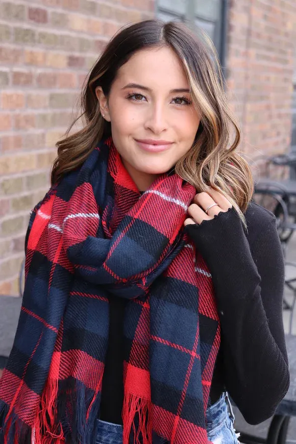Infinity Scarf Plaid