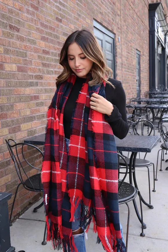Infinity Scarf Plaid