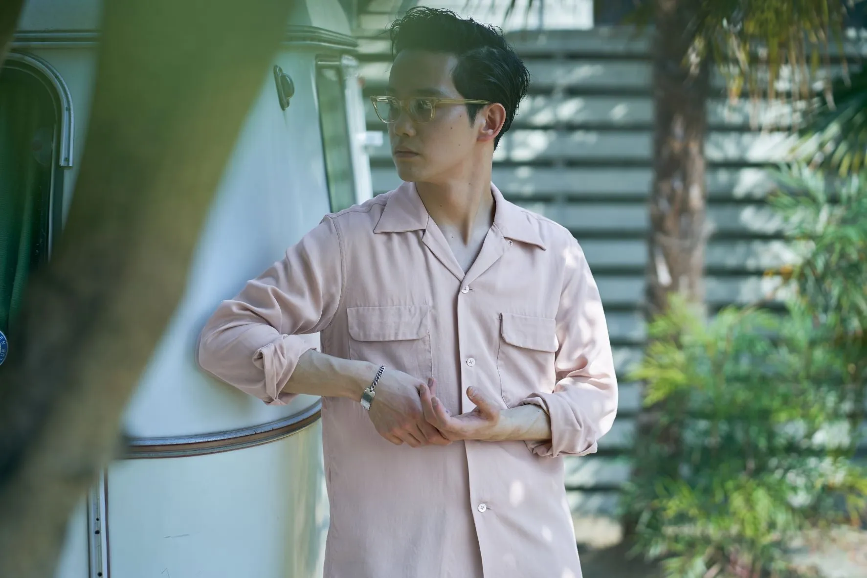 Kamakura Classics OPEN COLLAR SHIRT