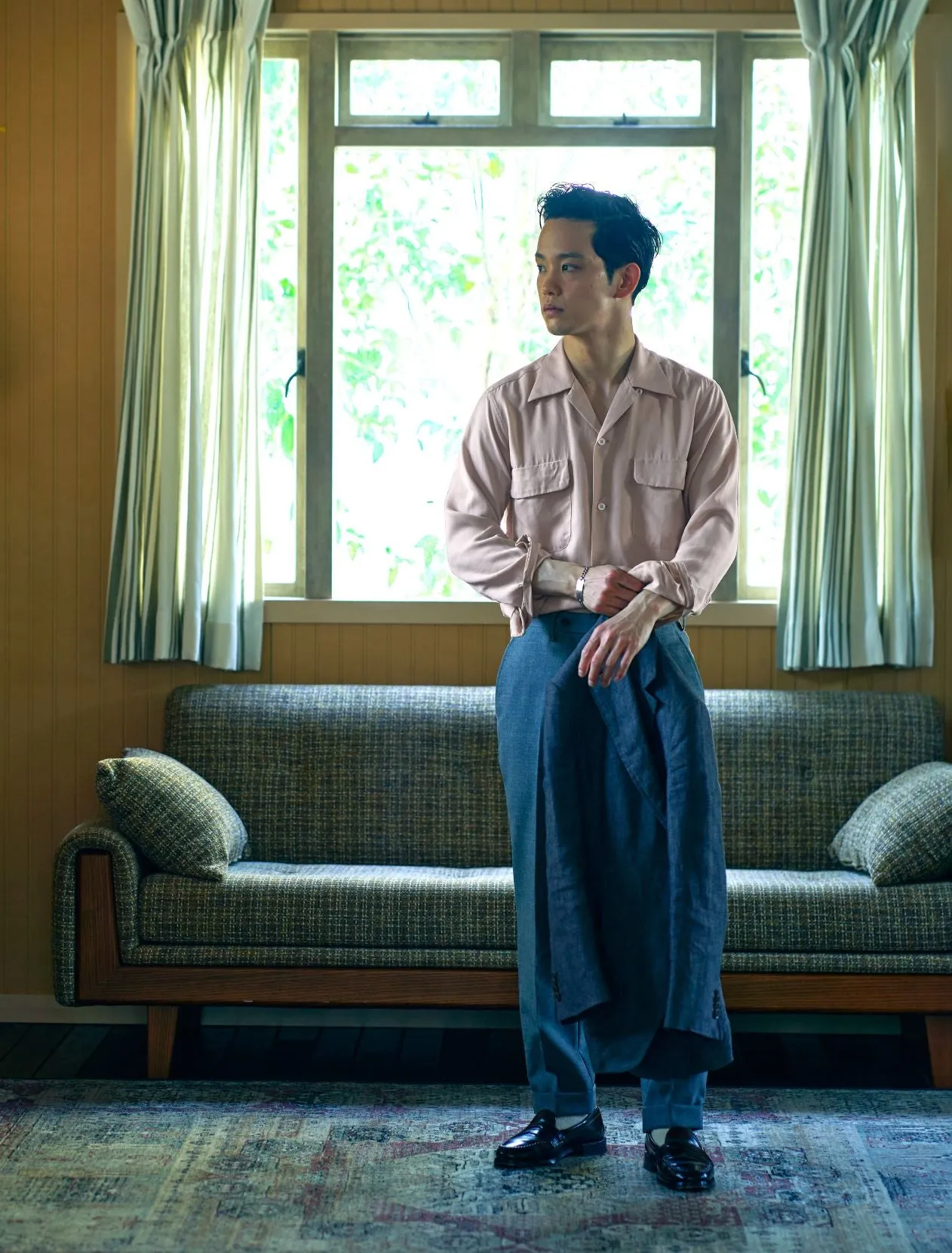 Kamakura Classics OPEN COLLAR SHIRT