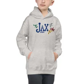 Kids Logo Hoodie - Navy Blue Lettering