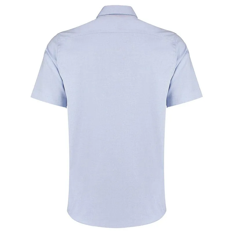 Kustom Kit KK187 Men's Short Sleeve Tailored Fit Premium Oxford Shirt