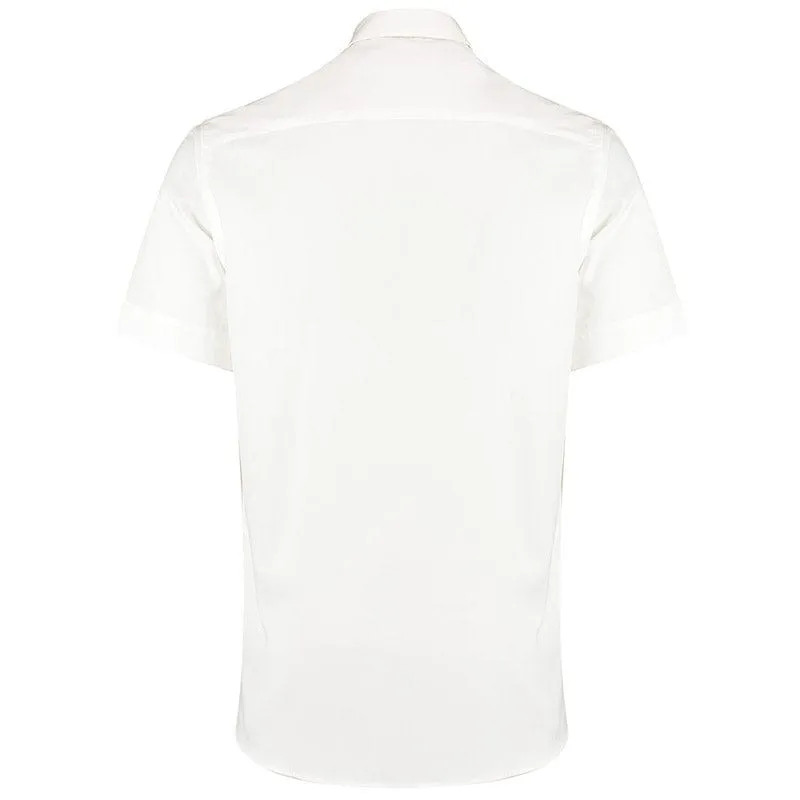Kustom Kit KK187 Men's Short Sleeve Tailored Fit Premium Oxford Shirt
