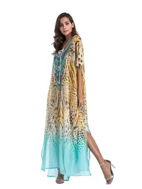 Large Size Printed Dress