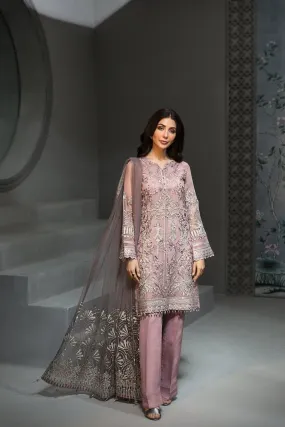 Latest Pakistani Chiffon Party Dress in Elegant Design #J4351