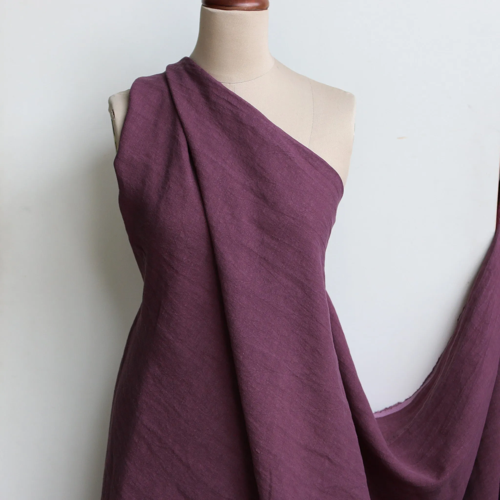 Layla Fig Stone Washed Linen