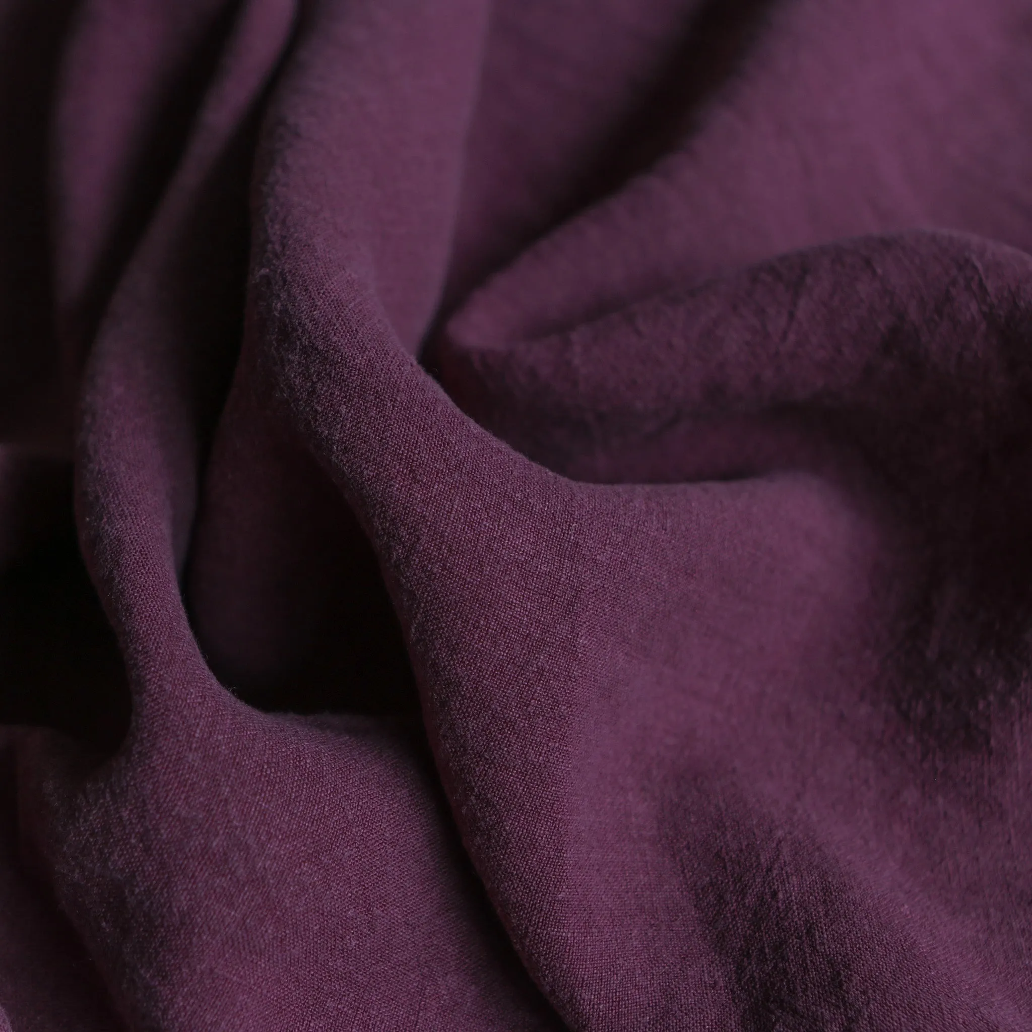 Layla Fig Stone Washed Linen