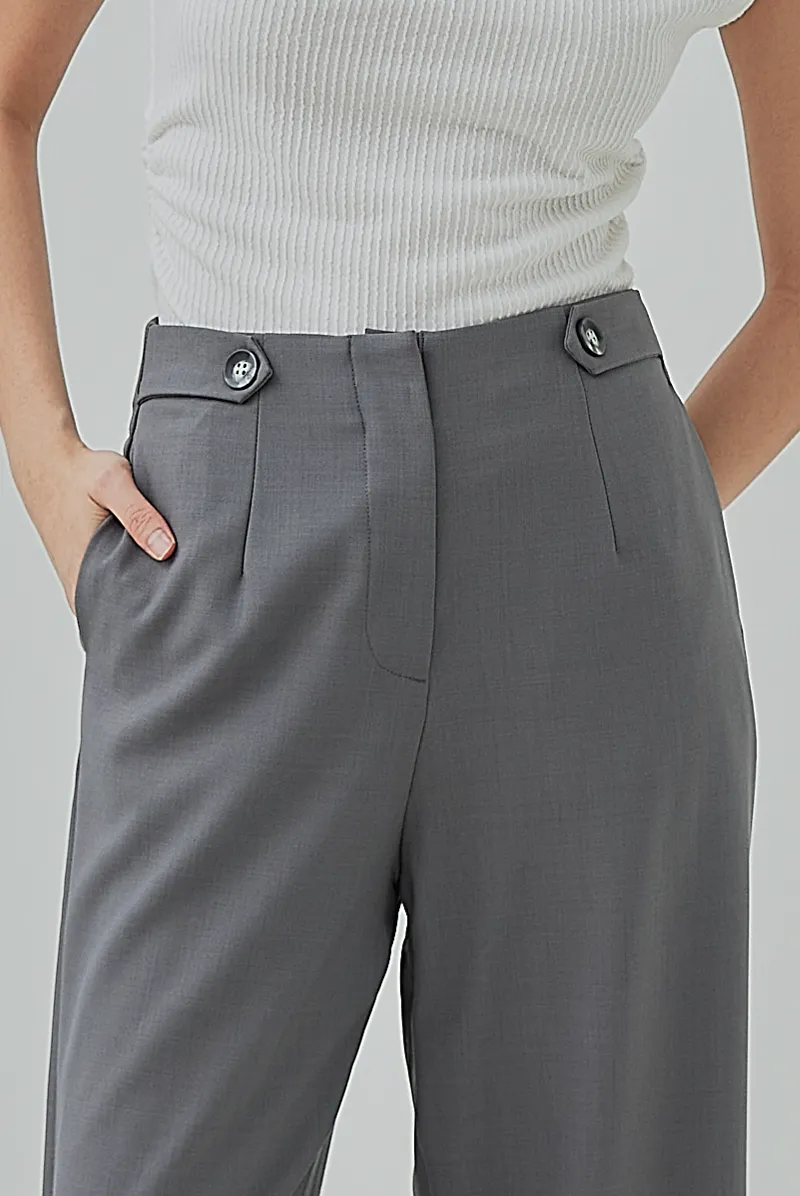 Layla Side Buttons Pants