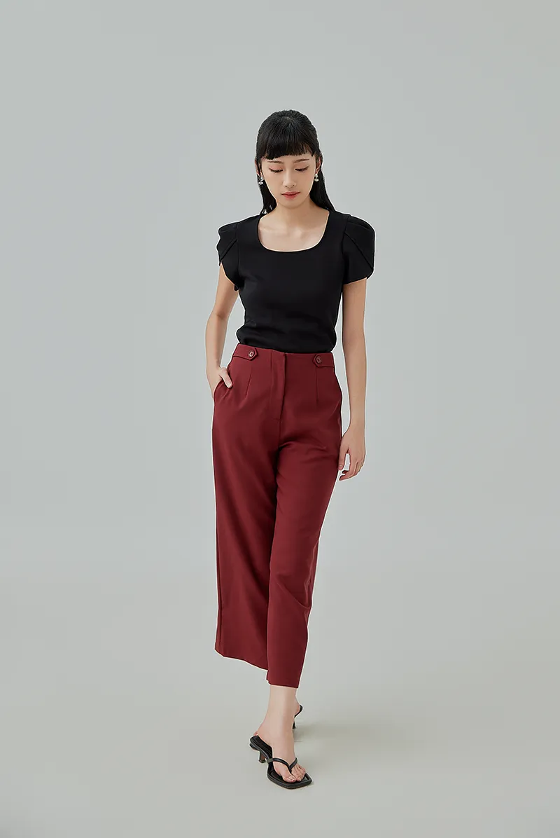 Layla Side Buttons Pants