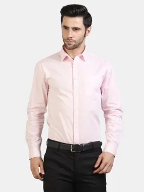 Life Roads full sleeve formal pink cotton shirt for Men and boy