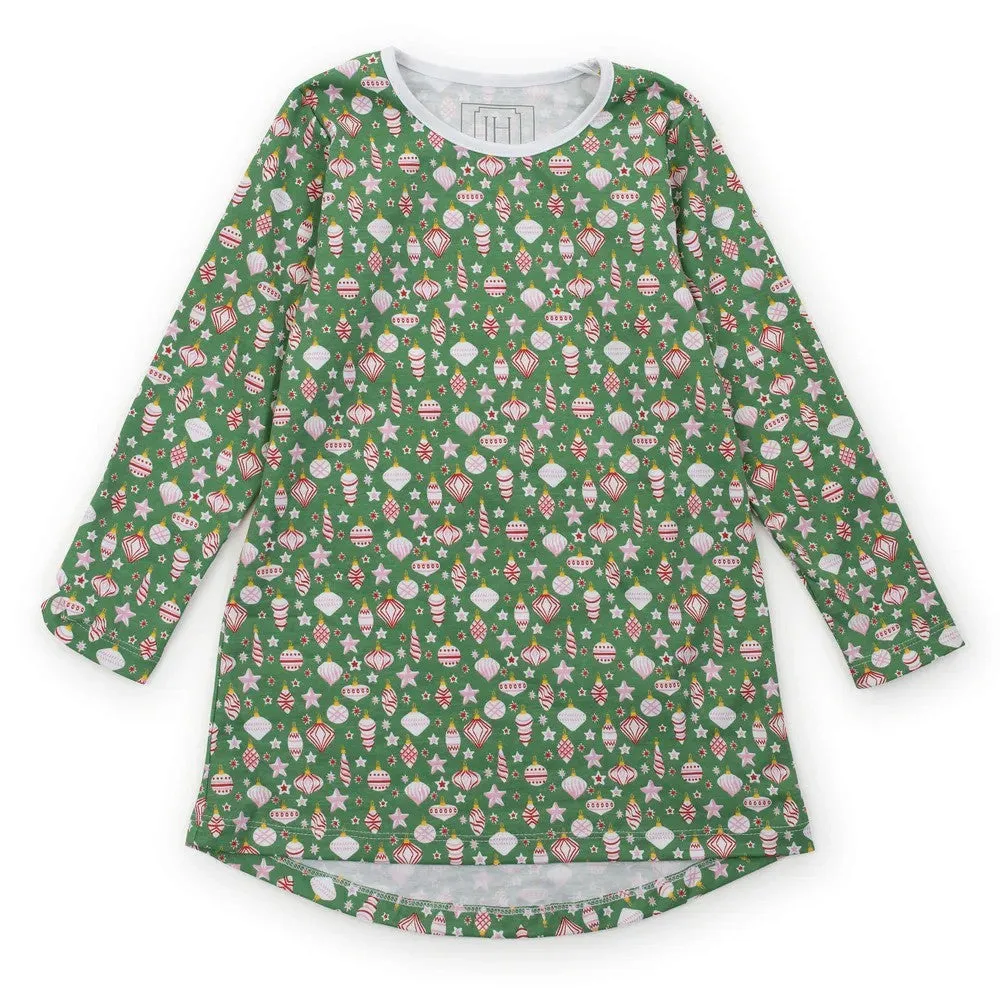 Lila and Hayes Retro Ornaments Berkeley Shirt Dress