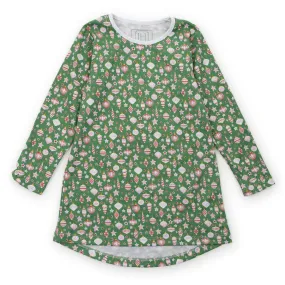 Lila and Hayes Retro Ornaments Berkeley Shirt Dress