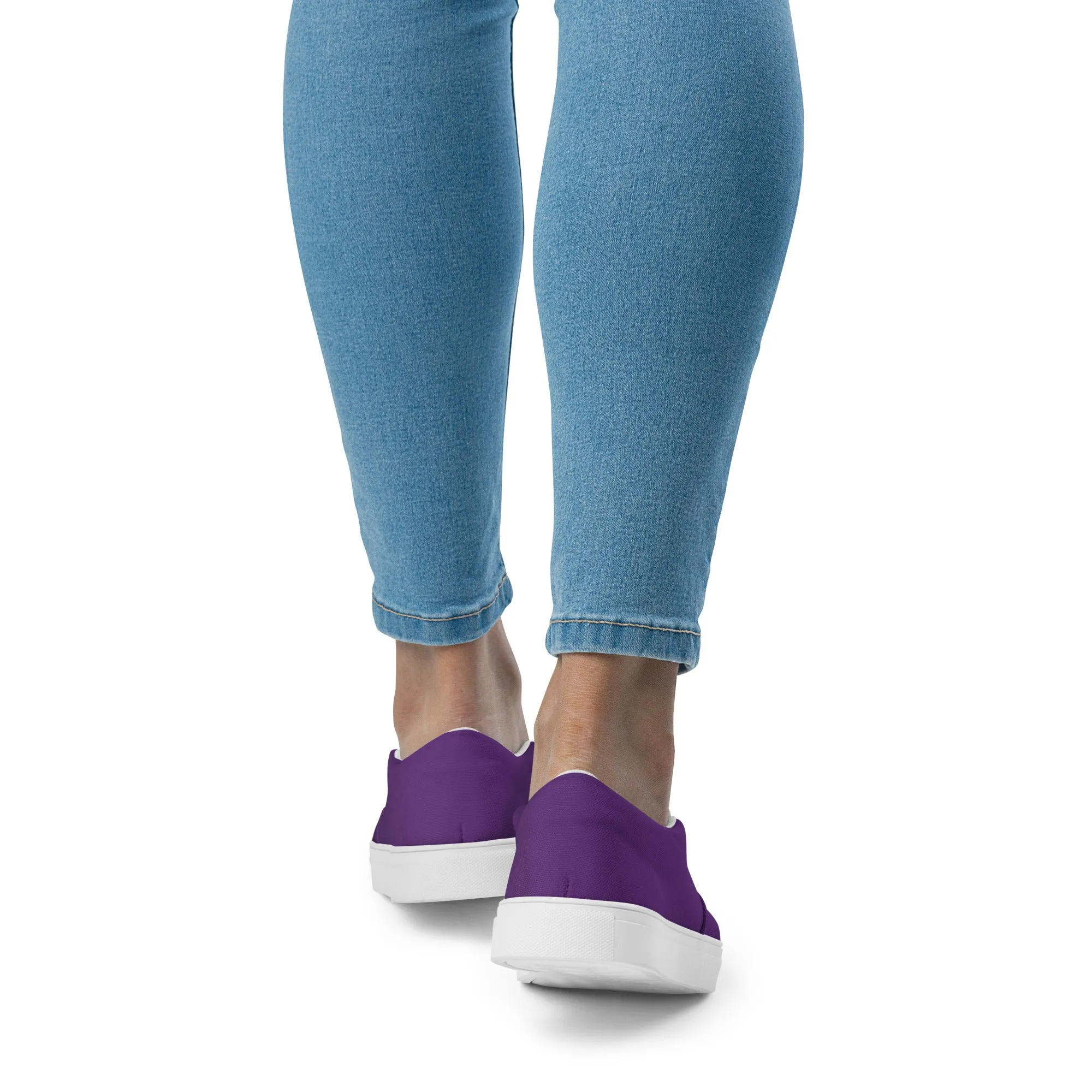 LIVE LOUD Women’s Slip-On Canvas Shoes