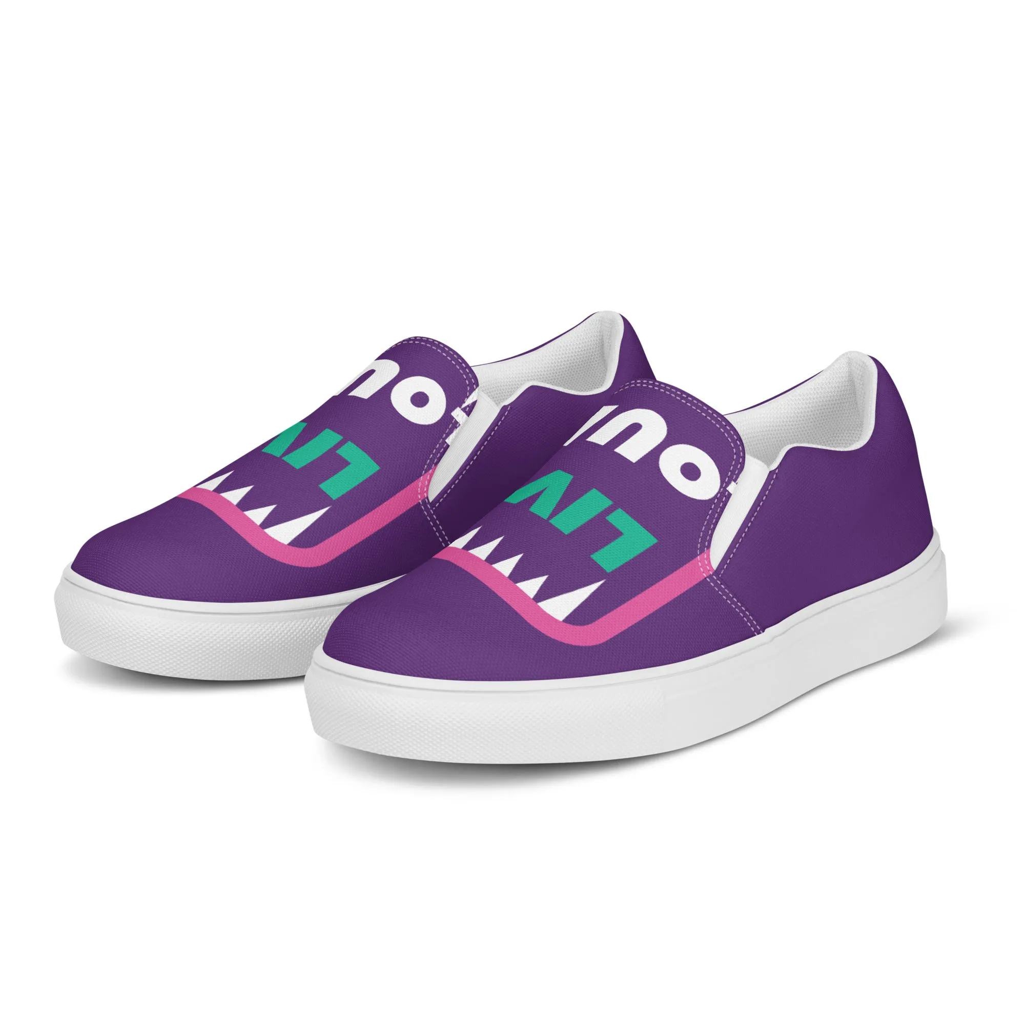 LIVE LOUD Women’s Slip-On Canvas Shoes