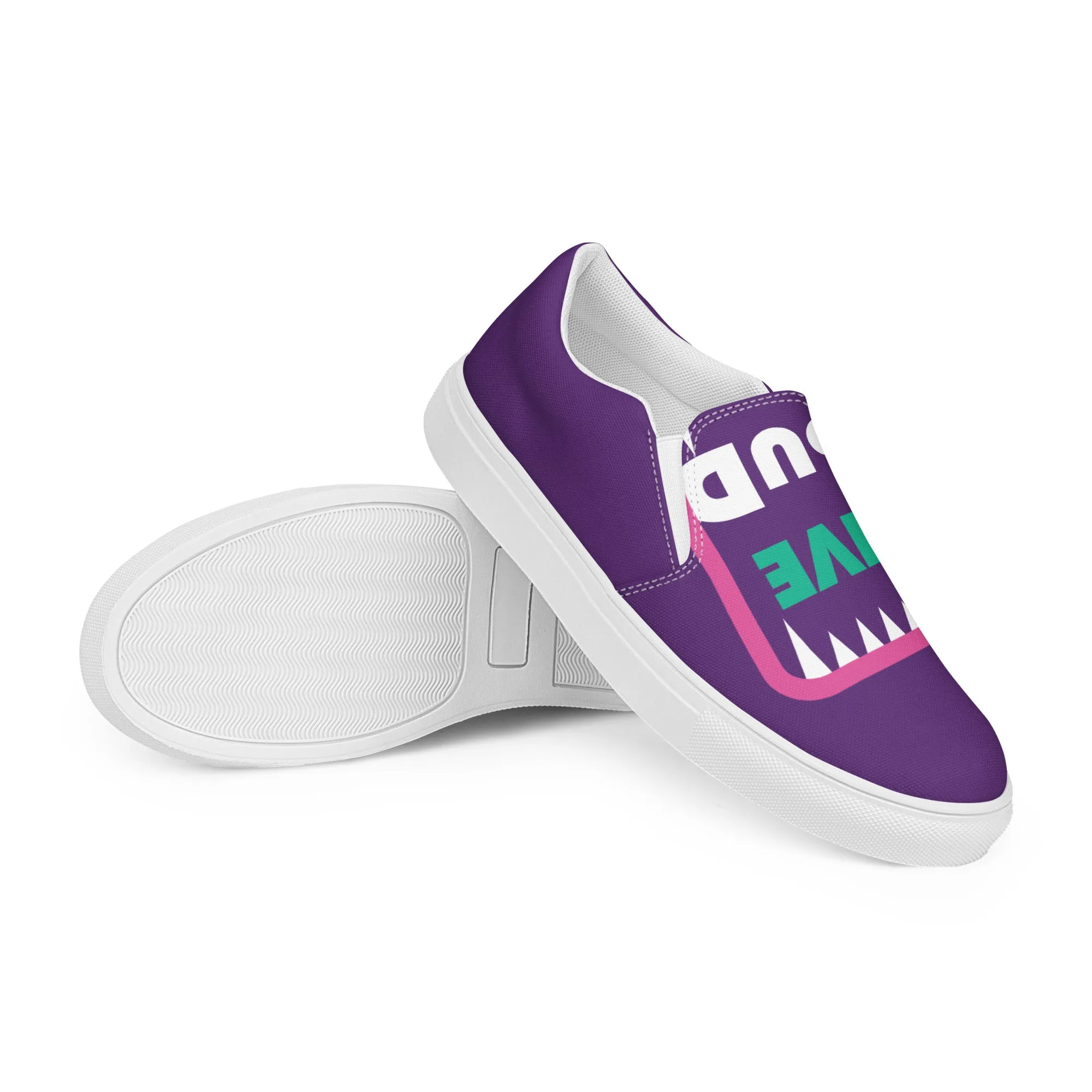 LIVE LOUD Women’s Slip-On Canvas Shoes