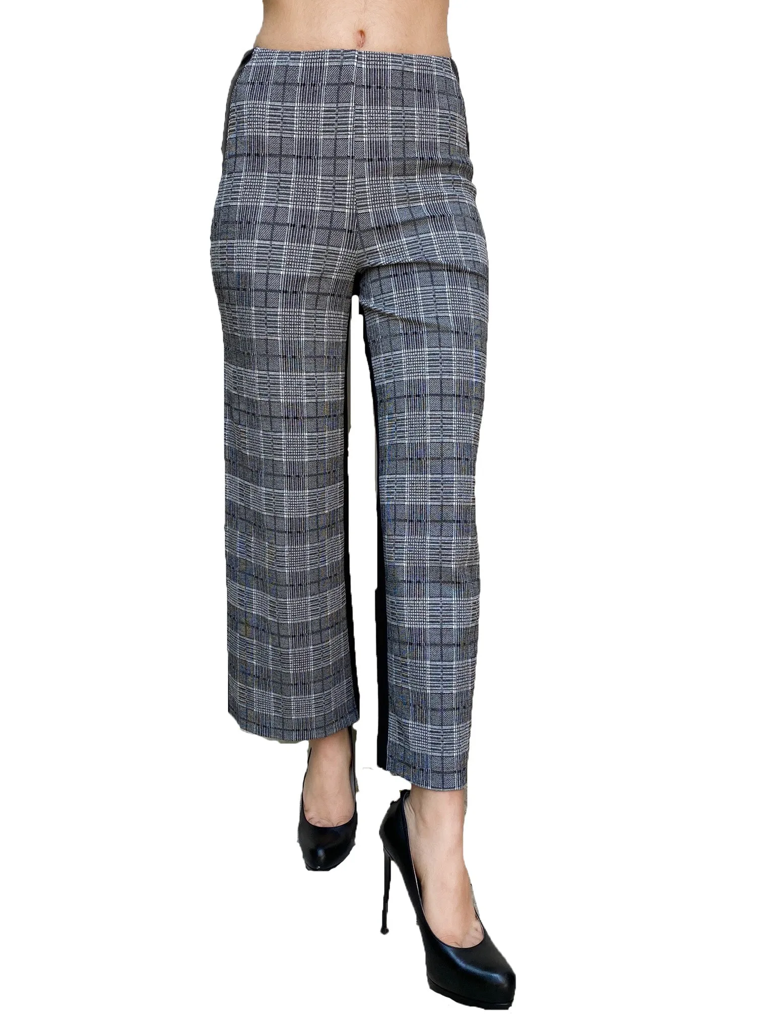 Lysse Wide Leg Plaid Pants