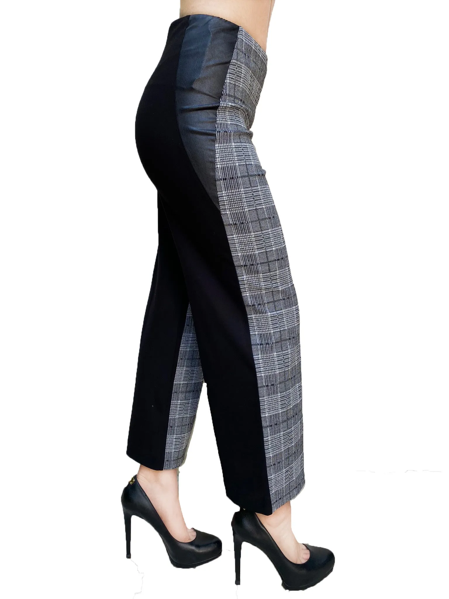 Lysse Wide Leg Plaid Pants
