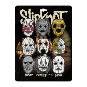 Mask Enamel Pin Set