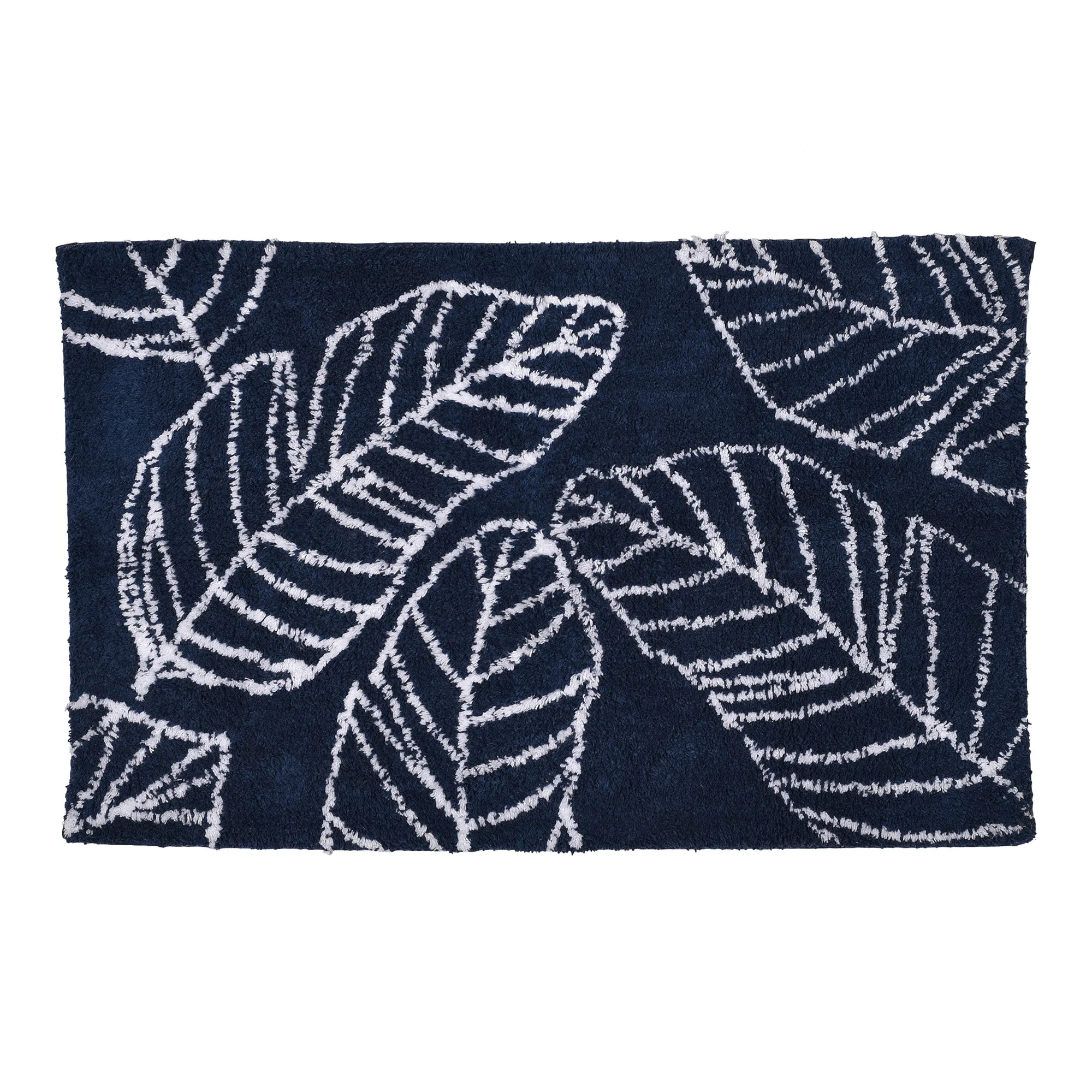 Matteo Bath Mat by Fusion Bathroom in Navy 50 x 80cm