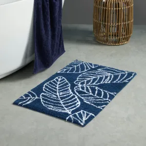Matteo Bath Mat by Fusion Bathroom in Navy 50 x 80cm