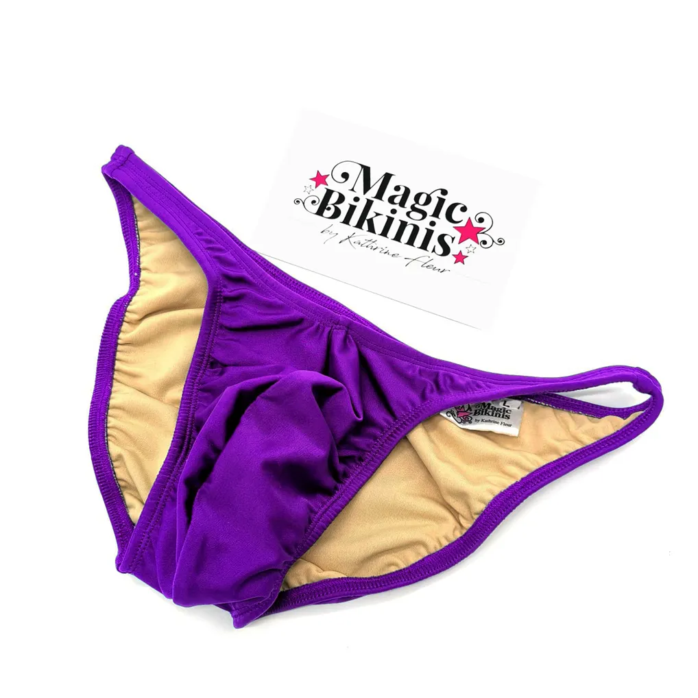 Men's Bodybuilding Posing Trunks, Posing Slip, Posingslip, Bodybuilding Slip - Plain Lycra
