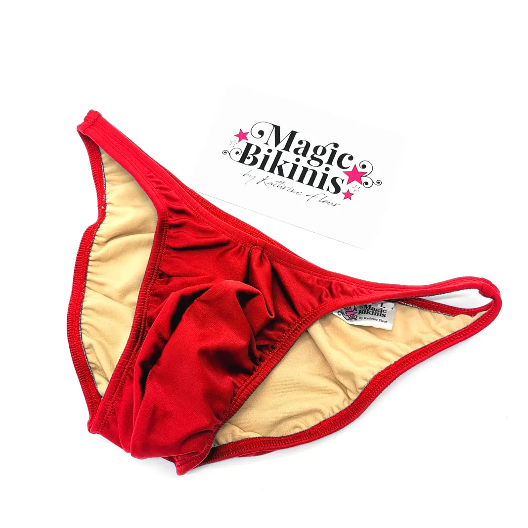 Men's Bodybuilding Posing Trunks, Posing Slip, Posingslip, Bodybuilding Slip - Plain Lycra