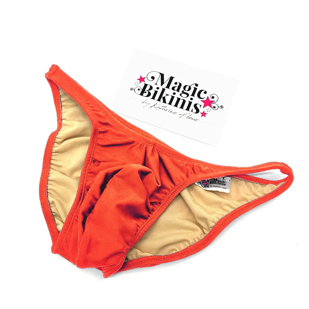 Men's Bodybuilding Posing Trunks, Posing Slip, Posingslip, Bodybuilding Slip - Plain Lycra