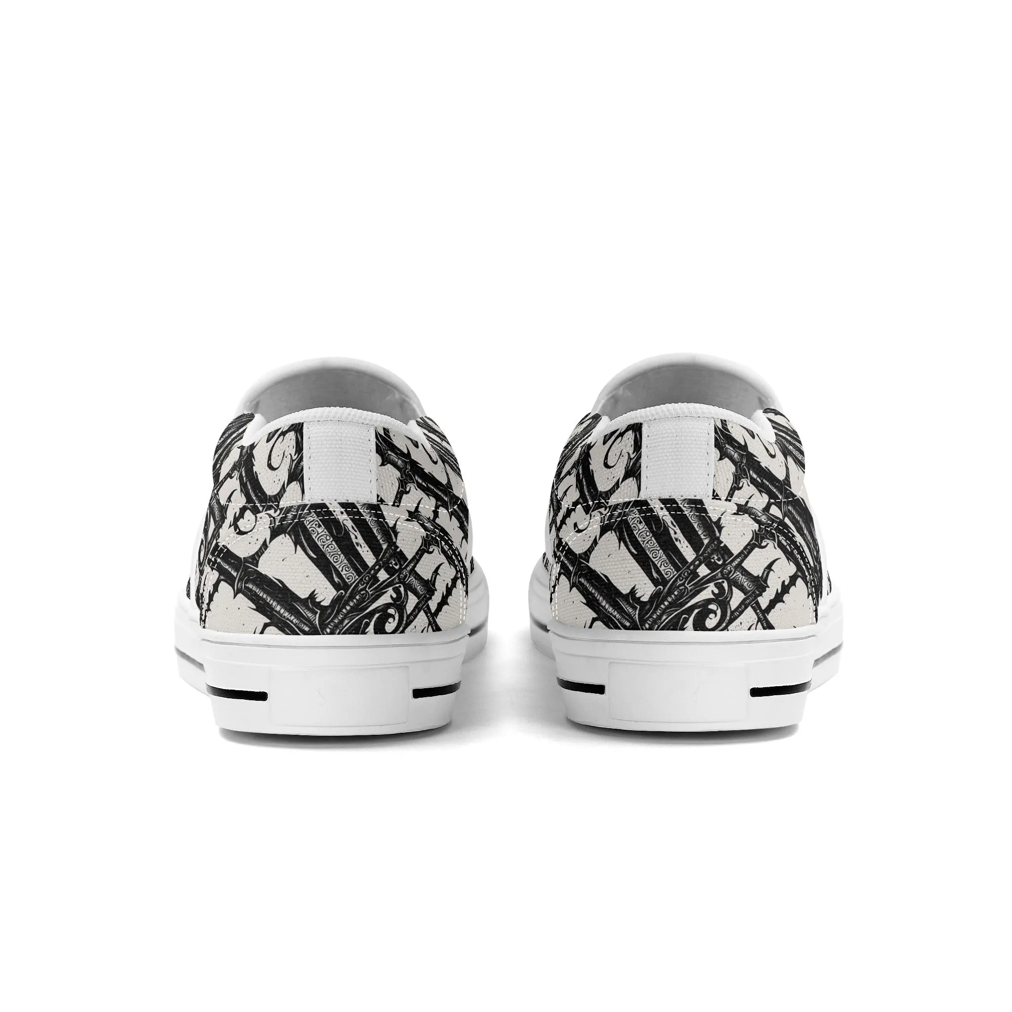 Mens Devil Veins Rubber Slip On Shoes