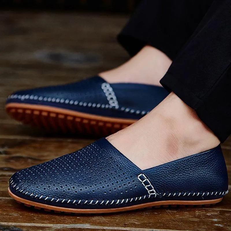 Men's Genuine Leather Slip-Ons