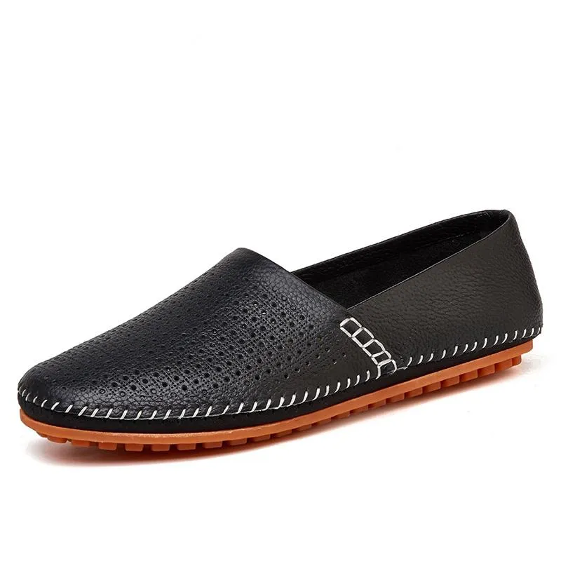 Men's Genuine Leather Slip-Ons