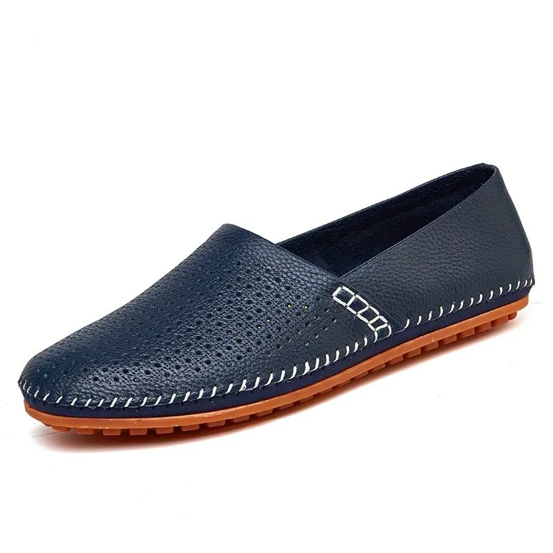 Men's Genuine Leather Slip-Ons