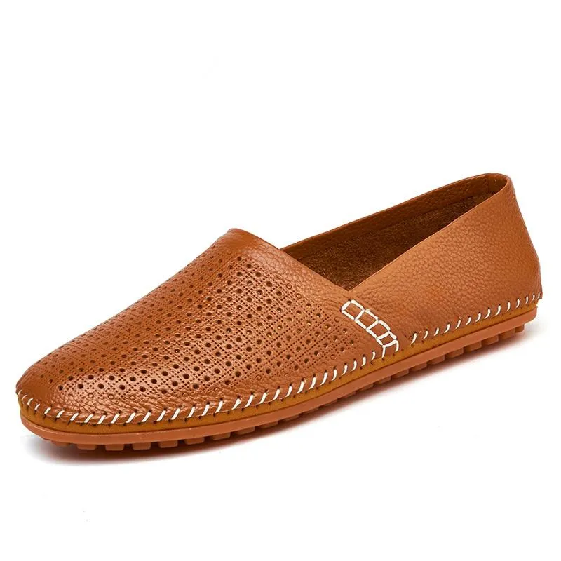 Men's Genuine Leather Slip-Ons