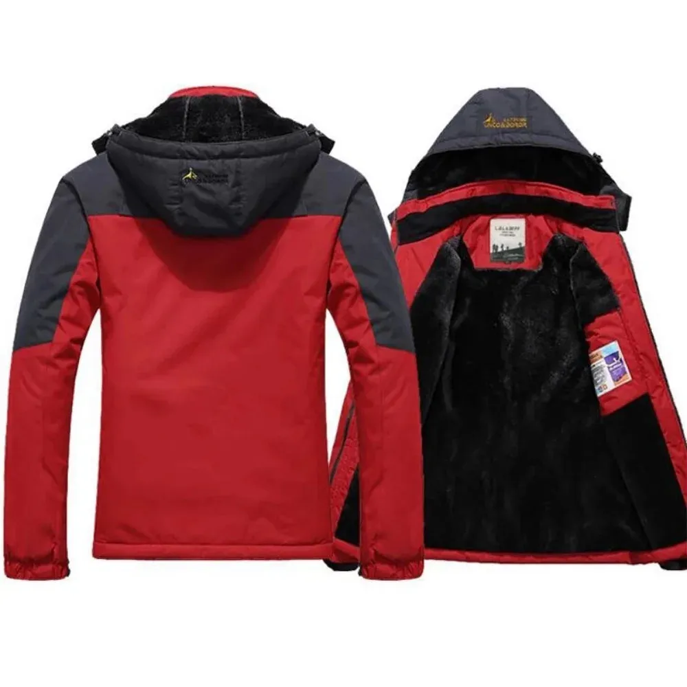 Men's Windproof Military Winter Parka -  Fur Hood